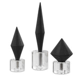 Alize Black Sculptures (Set of 3) - Ornate Home