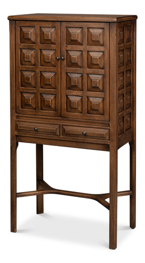 Alkazar Tan Cabinet - Ornate Home