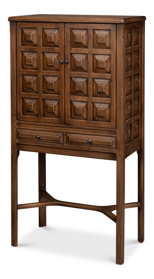 Alkazar Tan Cabinet - Ornate Home