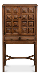 Alkazar Tan Cabinet - Ornate Home