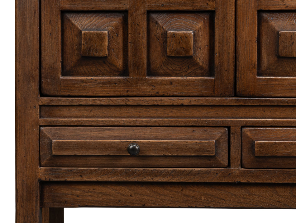 Alkazar Tan Cabinet - Ornate Home