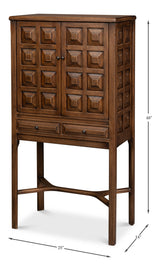Alkazar Tan Cabinet - Ornate Home
