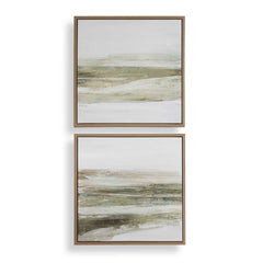 All Of A Sudden Multicolor Framed Canvases (Set of 2) - Ornate Home