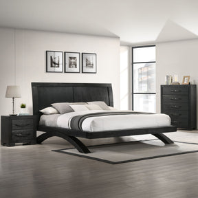 Allan Black 3-Piece King Panel Bedroom Set