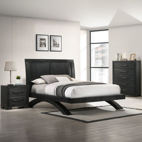 Allan Black 3-Piece Queen Panel Bedroom Set - Ornate Home