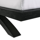 Allan Black 4-Piece King Bedroom Set with 2 Nightstands & Chest - Ornate Home