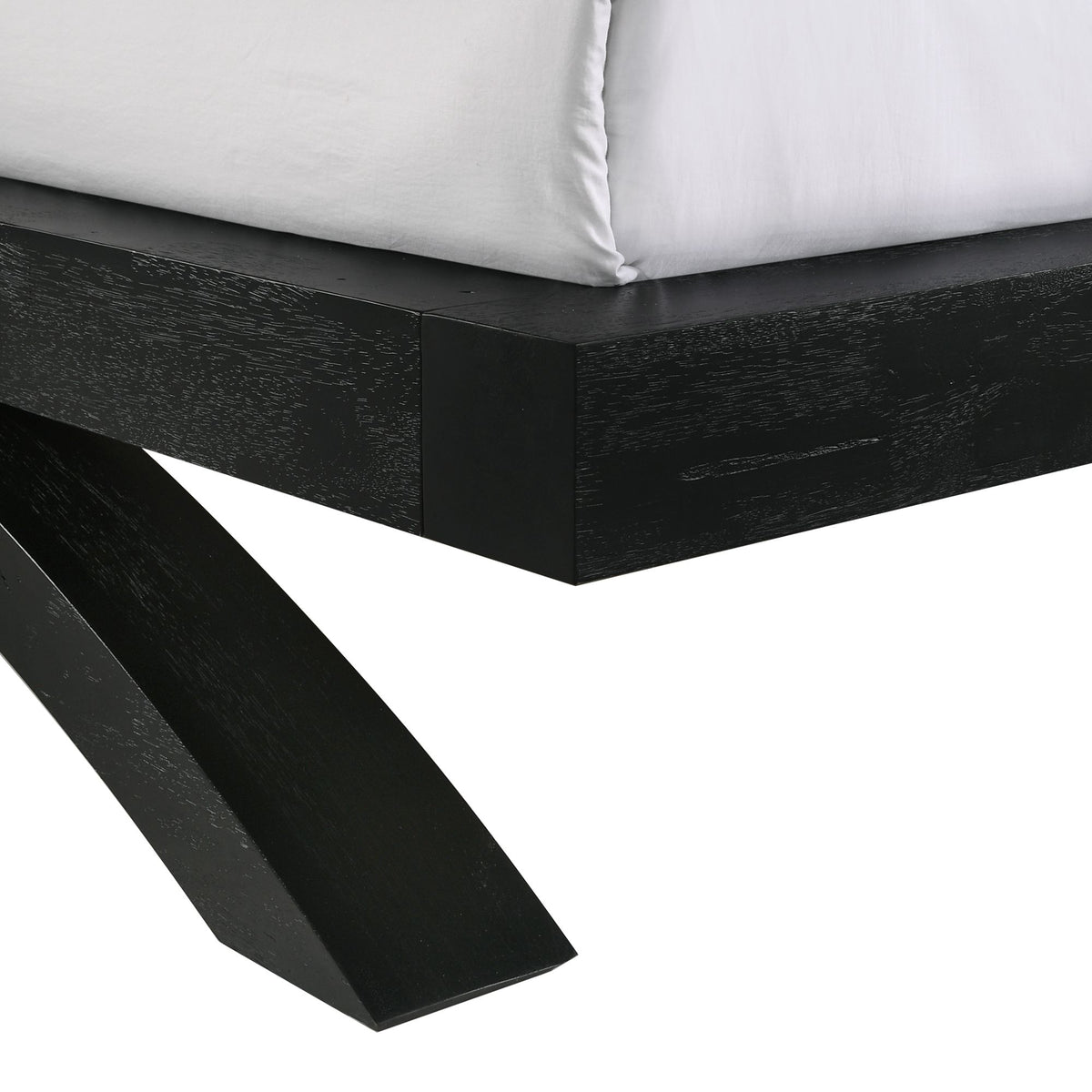 Allan Black 5-Piece Full Panel Bedroom Set - Ornate Home