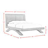 Allan Black 5-Piece Full Panel Bedroom Set - Ornate Home