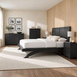 Allan Black 5-Piece King Bedroom Set - Ornate Home