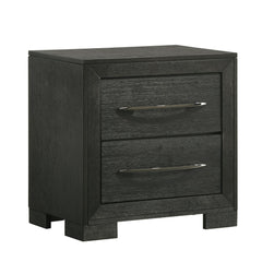 Allan Black 5-Piece Queen Bedroom Set - Ornate Home