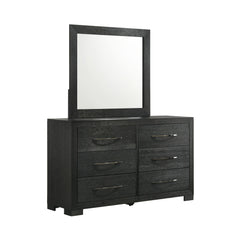 Allan Black Dresser & Mirror Set