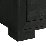 Allan Black 4-Piece King Bedroom Set with 2 Nightstands & Dresser - Ornate Home