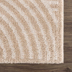 Allard Beige Washable Area Rug - Ornate Home