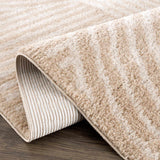 Allard Beige Washable Area Rug - Ornate Home