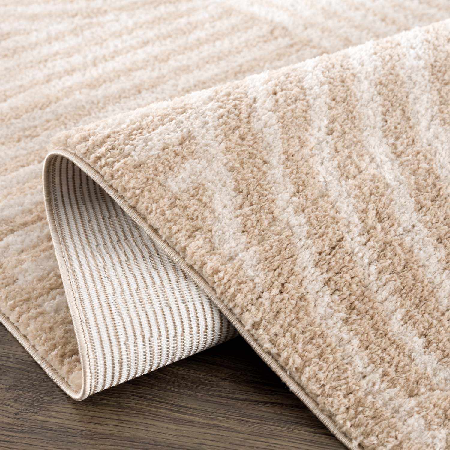Allard Beige Washable Area Rug - Ornate Home