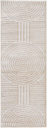 Allard Beige Washable Area Rug - Ornate Home