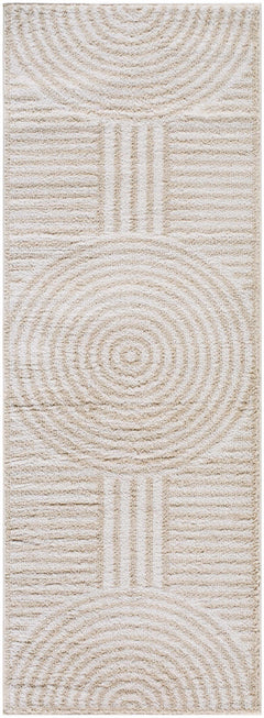 Allard Beige Washable Area Rug - Ornate Home
