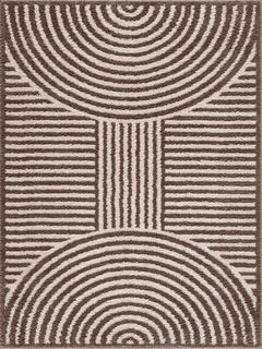 Allard Brown Washable Area Rug - Ornate Home