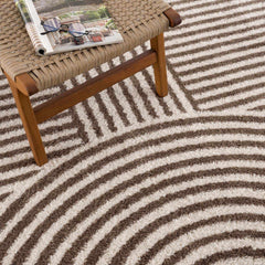 Allard Brown Washable Area Rug - Ornate Home