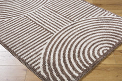 Allard Brown Washable Area Rug - Ornate Home