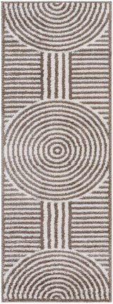 Allard Brown Washable Area Rug - Ornate Home