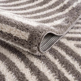 Allard Charcoal Washable Area Rug - Ornate Home