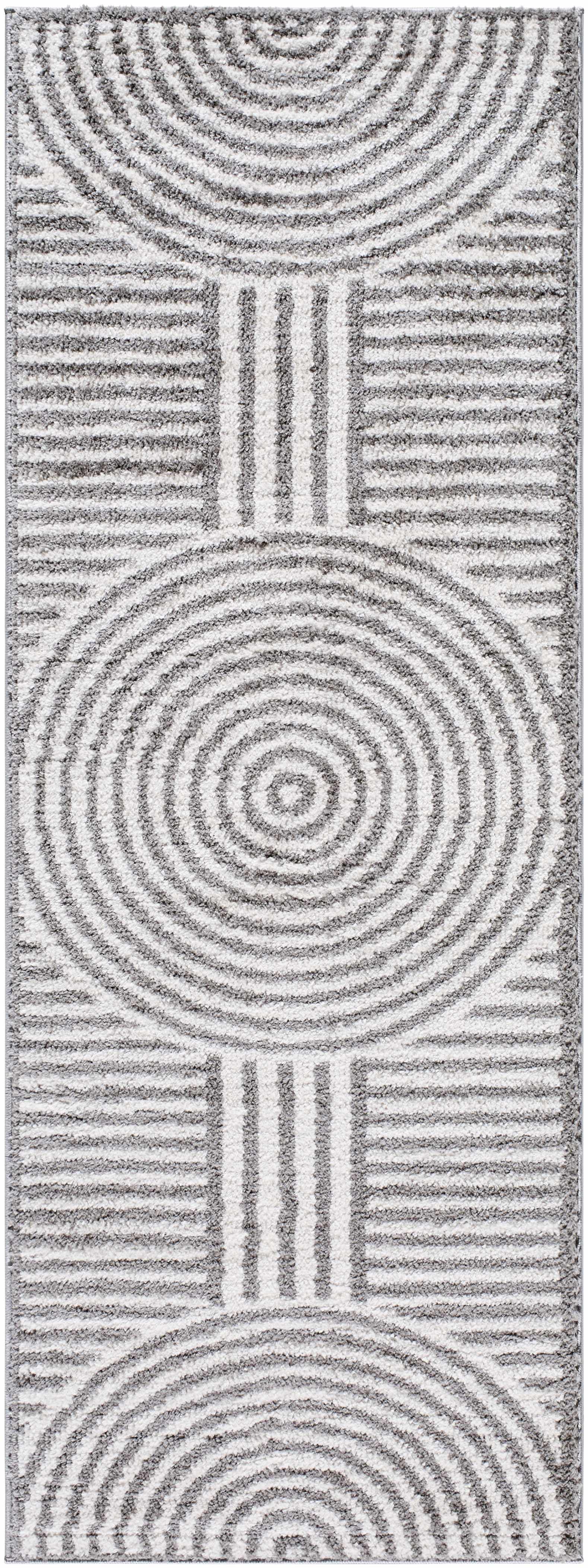Allard Charcoal Washable Area Rug - Ornate Home