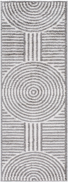 Allard Charcoal Washable Area Rug - Ornate Home