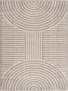 Allard Gray Washable Area Rug - Ornate Home