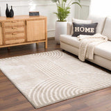 Allard Gray Washable Area Rug - Ornate Home