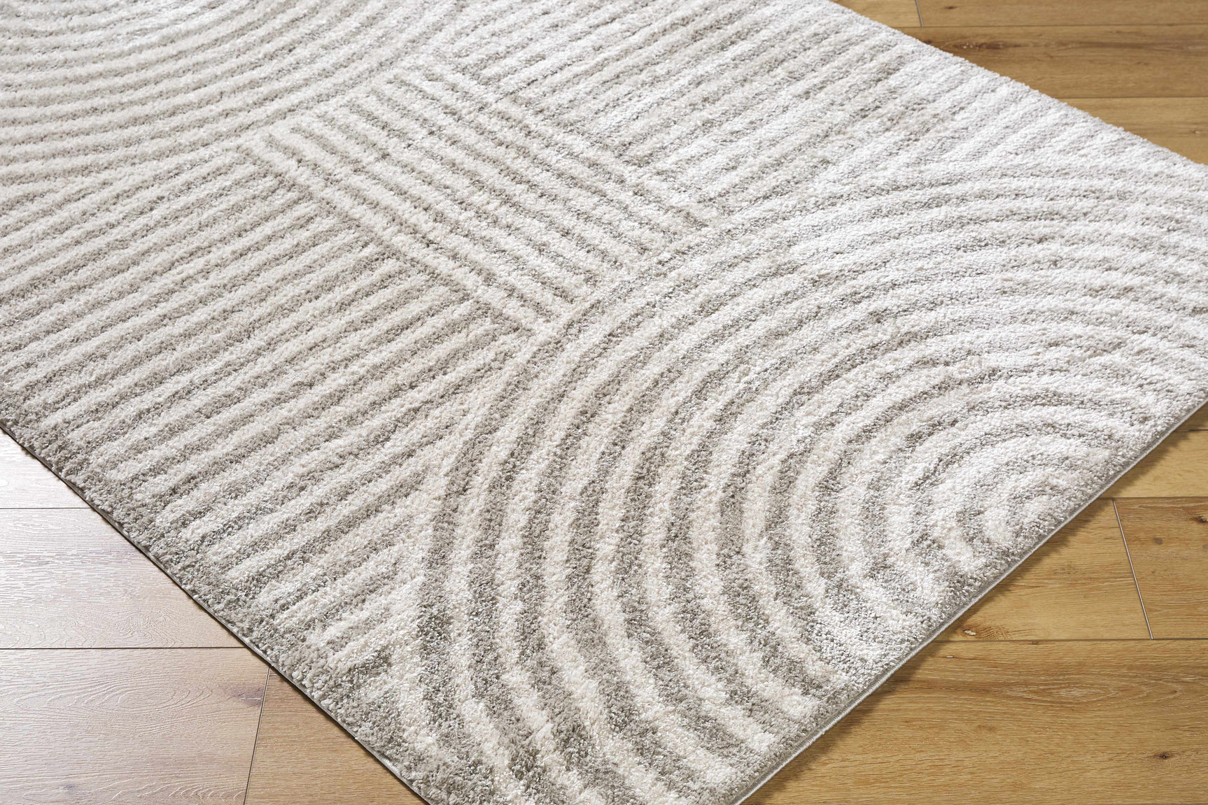 Allard Gray Washable Area Rug - Ornate Home