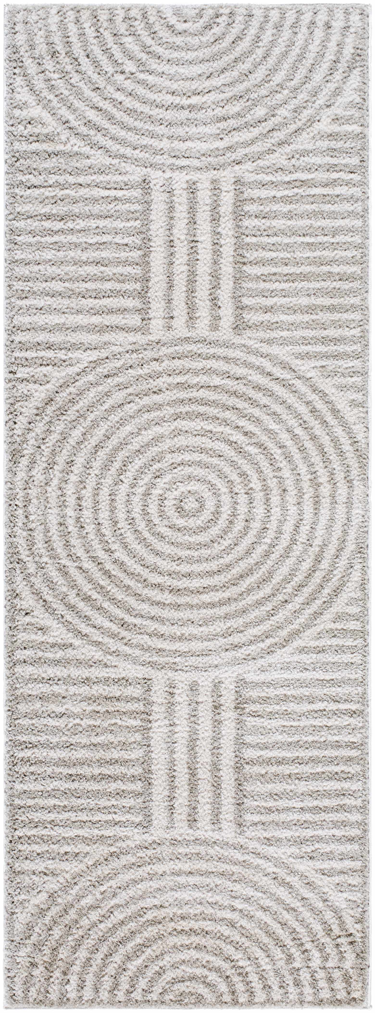 Allard Gray Washable Area Rug - Ornate Home