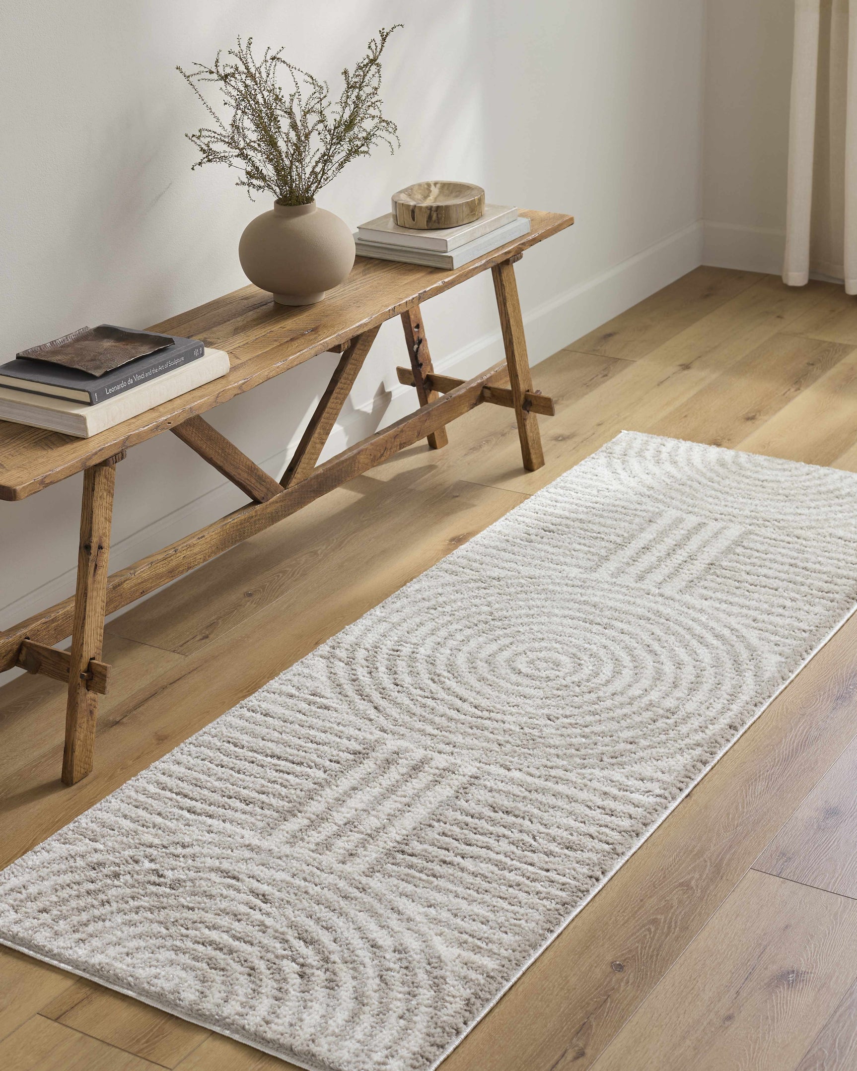Allard Gray Washable Area Rug - Ornate Home