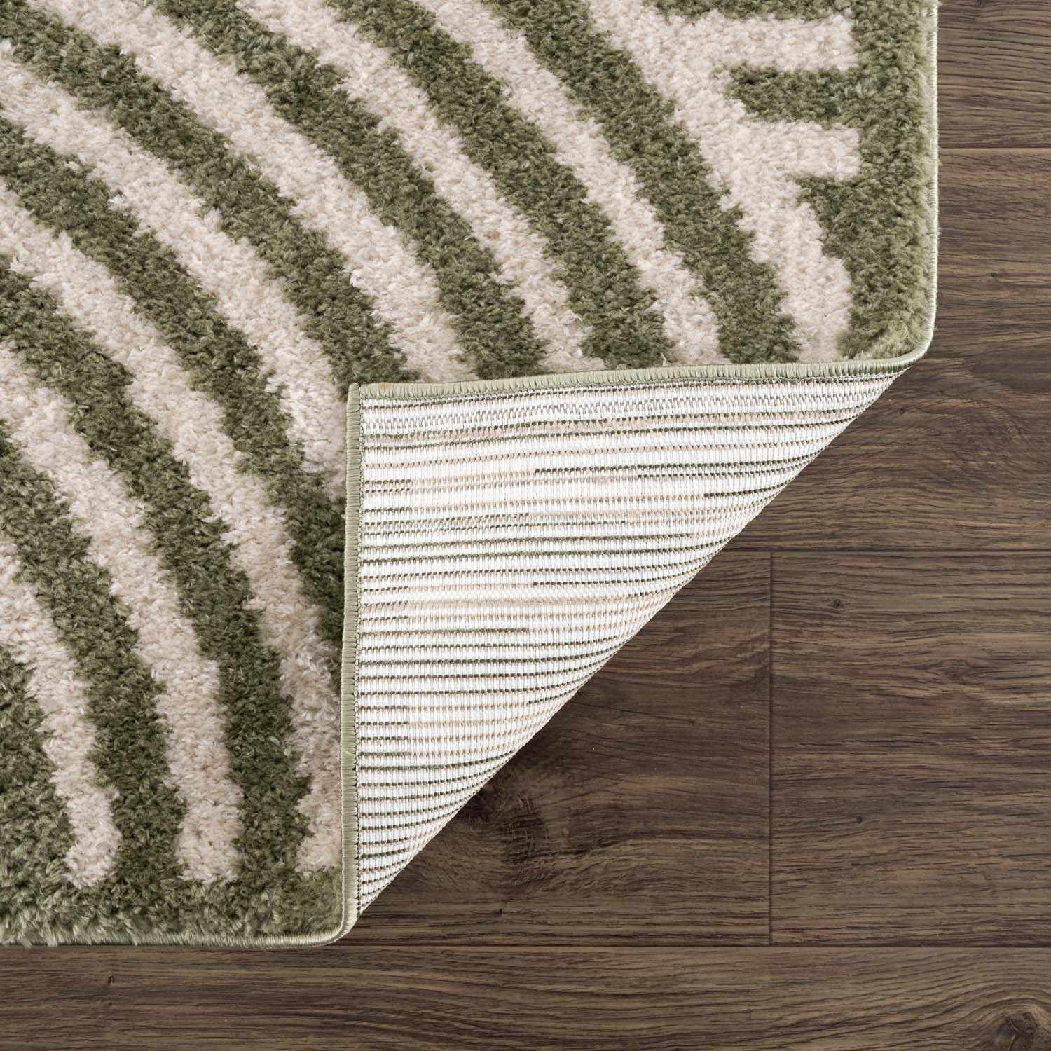 Allard Green Washable Area Rug - Ornate Home
