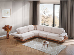 Allegra Cream Modular Sectional Sofa - Ornate Home