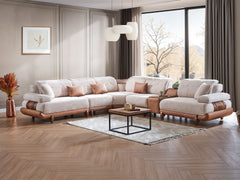 Allegra Cream Modular Sectional Sofa - Ornate Home