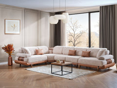 Allegra Cream Modular Sectional Sofa - Ornate Home