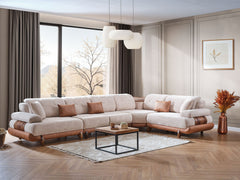 Allegra Cream Modular Sectional Sofa - Ornate Home