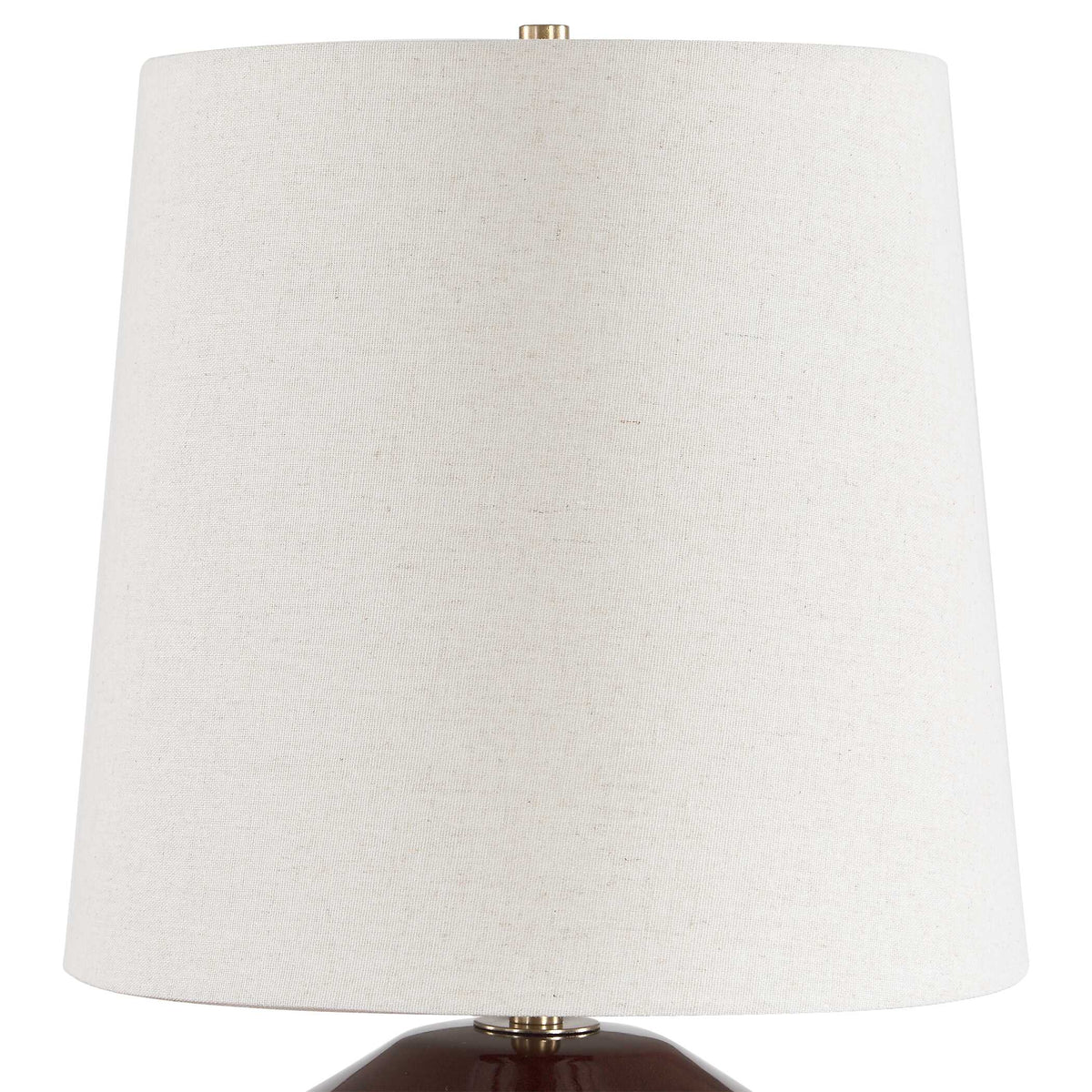 Allemand Ruby Red Glaze Table Lamp - Ornate Home