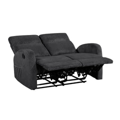 Allen Dark Gray Double Reclining Loveseat - Ornate Home