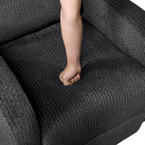 Allen Dark Gray Double Reclining Loveseat - Ornate Home