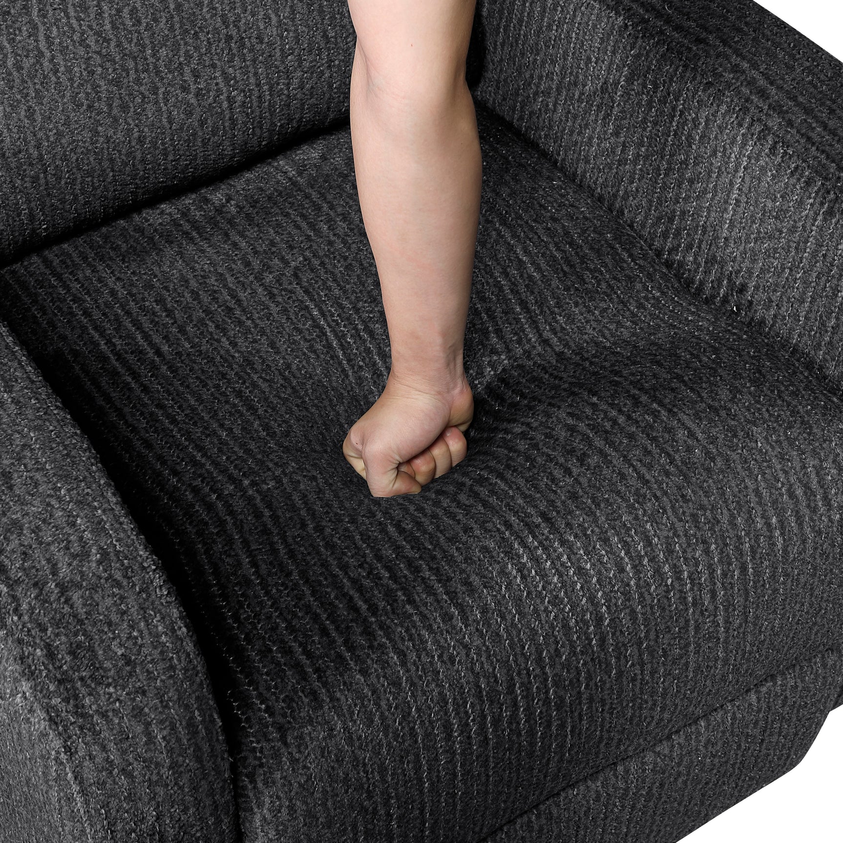 Allen Dark Gray Double Reclining Loveseat - Ornate Home