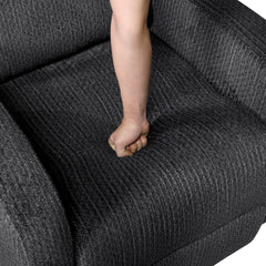 Allen Dark Gray Double Reclining Loveseat - Ornate Home