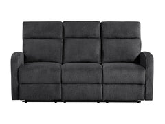 Allen Dark Gray Double Reclining Sofa - Ornate Home