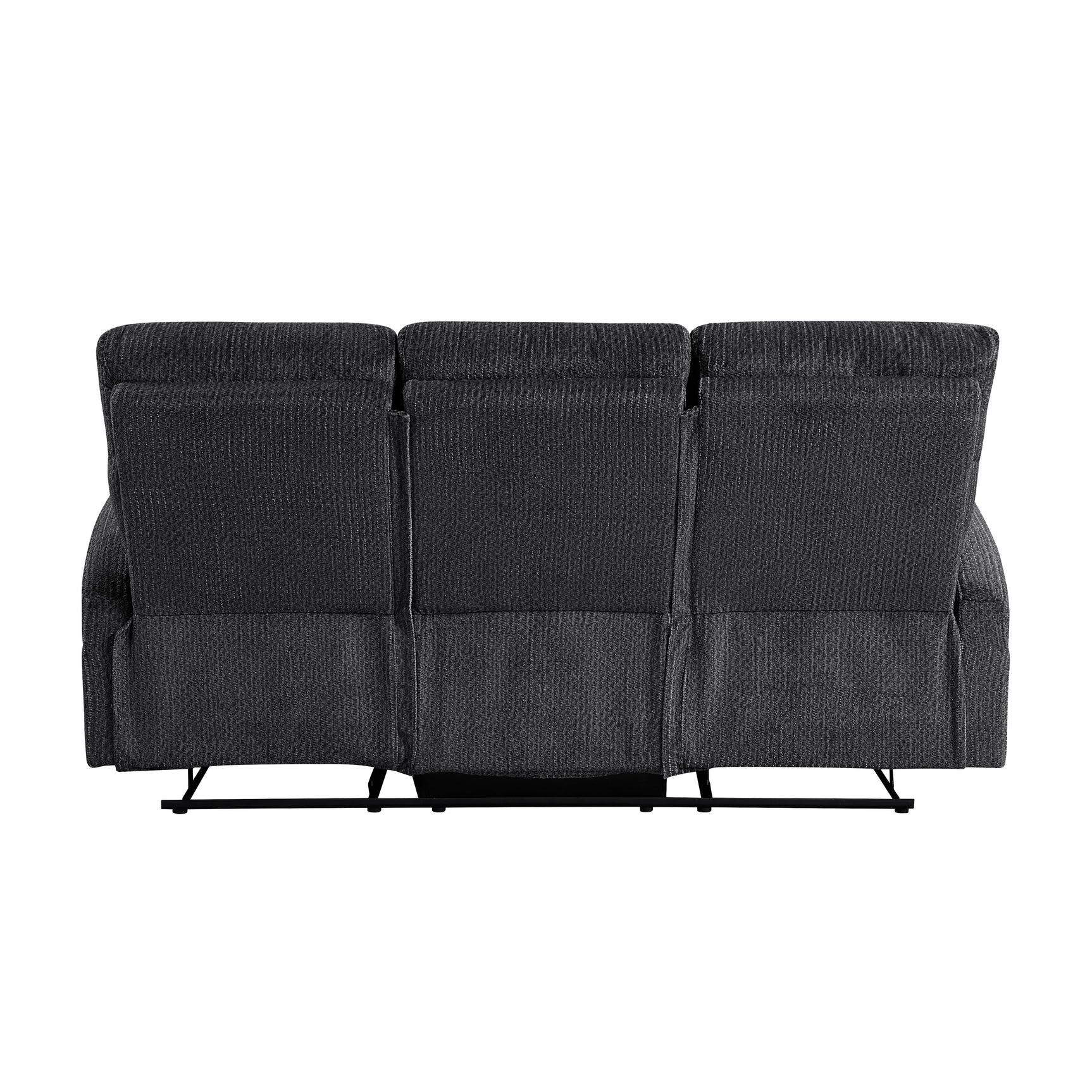 Allen Dark Gray Double Reclining Sofa - Ornate Home