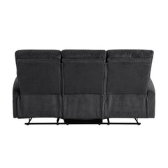 Allen Dark Gray Double Reclining Sofa - Ornate Home