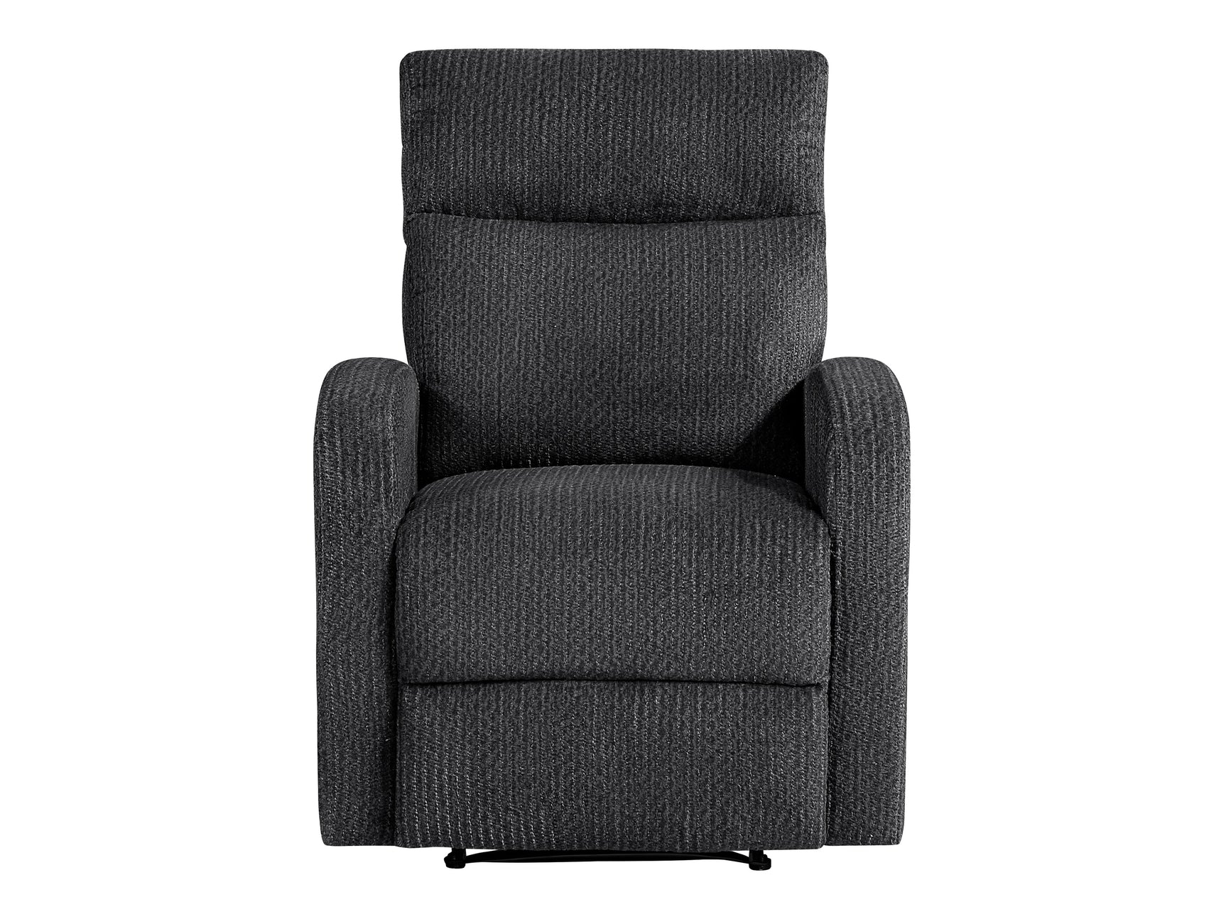 Allen Dark Gray Reclining Chair - Ornate Home