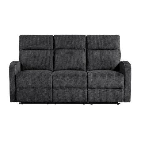 Allen Dark Gray Sofa and Loveseat - Ornate Home