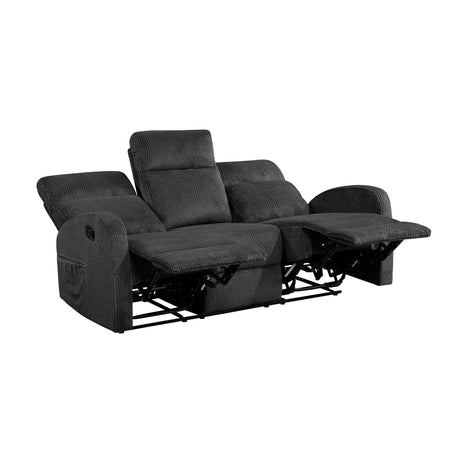 Allen Dark Gray Sofa and Loveseat - Ornate Home