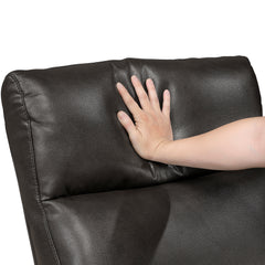 Allen Espresso Double Reclining Loveseat - Ornate Home